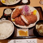 とんかつ ぼんち - 上ぼんちかつ定食×チキンかつ(^^)