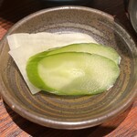 うなぎ四代目菊川 - 漬物