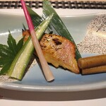 上野 寿司 祇園 - 金目鯛の西京焼き。