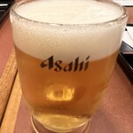 天ぷら つな八 - ビール（中）