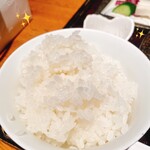 京の米料亭 八代目儀兵衛 - 写真で分かるかな？ピカピカのご飯です！