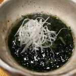 ごち惣家 - 青海苔豆腐