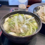 串焼き BUBU-TON - 炙り鶏のゆず塩つけうどん