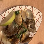 貴寿司 - コース別注文のあさりのバター焼き