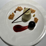 上高地ルミエスタホテル - ピスタチオのデザートもちょうどいい