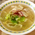 台湾カフェ 枸杞花 - 海老ワンタン麺