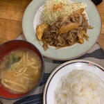 えいすけ - ビーフじゃがバター定食　1,020円