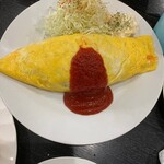 えいすけ - 昭和のオムライスセット　1,050円　大盛り？円