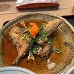 割烹 中むら - 日替わり（魚揚げ物）マメアジの南蛮漬け