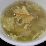 ダイヤ - オムライスについてきたスープ