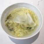 翠雲 - 玉子スープ水餃子