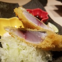豚料理 酔狂割烹 伊達 - 名物 鯵のレアカツ　980円税抜