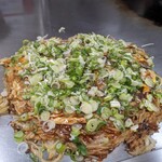 Okonomiyaki Ando Akashiyaki Nanohana - そば肉玉、ネギ