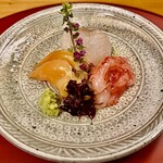 Sushi Tokusuke - 青柳・鱸・甘海老