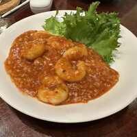 萬珍樓 本店 - エビチリ
