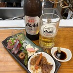 戸井酒店 - 瓶ビールとおまかせ