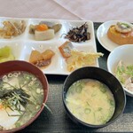 Shiroyama Hoteru Kagoshima - 鯛茶漬け、薩摩汁、黒豚しゃぶしゃぶなど