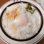 Dameya Kare - ライス、卵トッピング