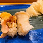 花寿司 - 活きハマグリのにぎり