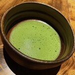 温石 - 最後はお抹茶で〆ます