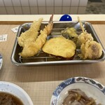 天ぷら七八 - イカさんがいないので(^.^)イカ軟骨です♪ 食べれませんが_φ(･_･)白身を追加で...白身2個完食！！