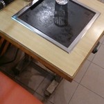 Okonomiyaki Chiyo - スゲーお一人様の 鉄板です(σ≧▽≦)σ