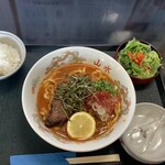 山水食堂 - とまとラーメン