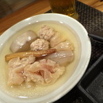 たらく うめ銀 - 鰹出汁がきいて美味しい汁は全部飲み干しました