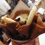 BEAT SWEET CREPE - バナナ&チョコ&生地チョコ味はレギュラーサイズ750円+生地変更120円