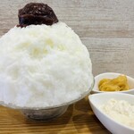 かき氷店 小桃 - レギュラーイチオシの粒あんぬちまーすみるく1400円