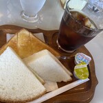 喫茶の散歩路 もと - アイスコーヒーモーニング　380円