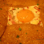 カフェクレプリー・ミノーミノー - ベーコンと玉子のガレット　まずまず定番