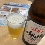 キーウエスト - 瓶ビールで乾杯なり♪