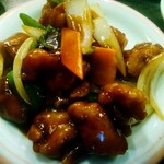 辣香坊 - 鶏肉の黒酢炒め