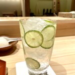 日本橋 蕎ノ字 - すだちサワー