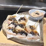 日本橋 蕎ノ字 - さざえ 白子