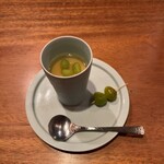 なかむら - 冷製茶碗蒸しと新銀杏の焼き物