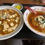 英ちゃん飯店 - 麻婆飯セット　1,000円