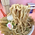 大むら支店 - 極太麺