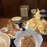 仁松庵 - 少々厚めの天ぷら衣