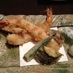 一心鮨 光洋 - 天ぷら盛り合わせ