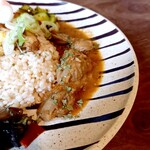 ばぐぅす屋 - 日替り 砂肝curry 