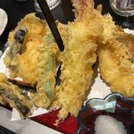 弥平 - 素海老と野菜の天ぷら