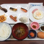 大洗ホテル - 焼き魚と玉子料理が美味しかったです