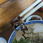 純とんこつ無双 - 木耳　ピンボケ写真