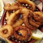 回転寿司 余市番屋 - ゲソ唐揚げ。