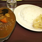 デリーベイ - デリーベイカレー ライス大盛り 1000円