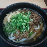 亀城庵 - 肉うどん　小