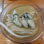 magari - 牡蠣と煮干しの冷やし(牡蠣増し)