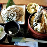 三城 - 蕎麦・天丼　セット